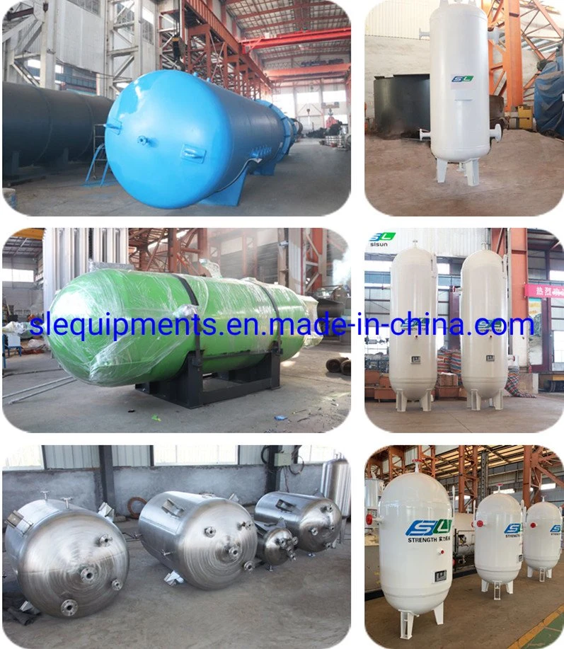 20 Bar 30bar 35 Bar Jotun Paint Customized Water Buffer Vessel N2 Vessel Tank CO2 Receiver Tank