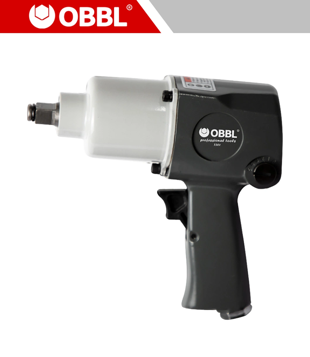 Obbl 1/2 Inch Super Duty Air Impact Wrench High Quality Pneumatic Tool Twin Hammer