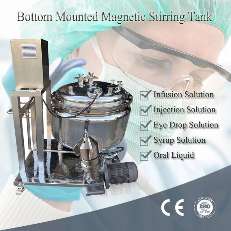 Joston 200L Vertical Paint Essential Oil Bottom Magnetic Mixing Tank