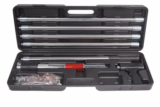 클립 핀이있는 수동 확장 가능한 천장 네일 건 자동 네일 경량 핸드 천장 도구 소음기 고정 천장 건